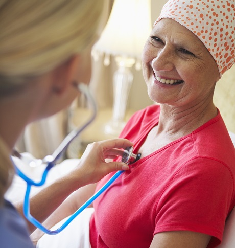 Doctor checking female patients’ vital signs